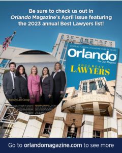 Orlando Magazine’s Annual Best Lawyers